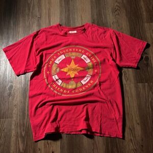 90s vintage Hanes‎ Red YMCA Adventure Guides Friends Forever T Shirt Men's
